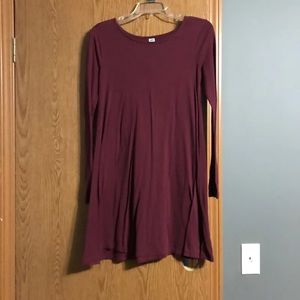 Dress burgundy